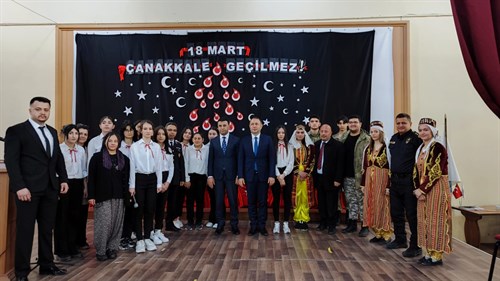 18 Mart Çanakkale Deniz Zaferi’nin 109.Yılı münasebetiyle anma programı düzenlendi.
