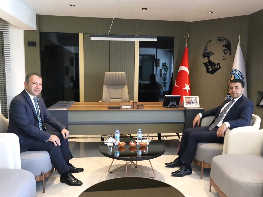 Kaymakamımız Sayın Aziz GÖLBAŞI, Avanos Belediye Başkanı Celal Alper İBAŞ’a İadei Ziyarette Bulundu.