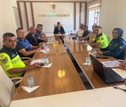İlçe Trafik Komisyonu Toplantısı Gerçekleştirildi